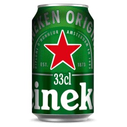 HEINEKEN CERVEZA HOLANDESA 33CL LATA