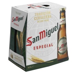 SAN MIGUEL CERVEZA ESPECIAL 6 X 25 CL