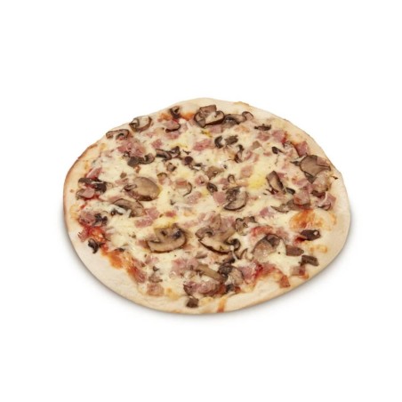 PIZZA FINA DE BACON Y CHAMPIÑONES 390GRS