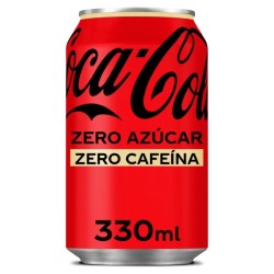 COCA-COLA REFRESCO DE COLA ZERO S/CAFEÍNA LATA