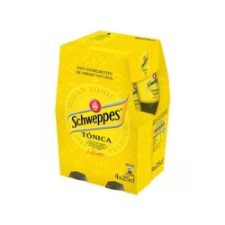 SCHWEPPES REFRESCO TÓNICA 4X20 BOTELLA