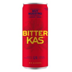 BITTER KAS APERITIVO SIN ALCOHOL EN LATA