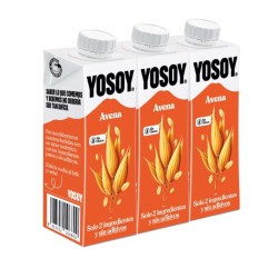 YOSOY BEBIDA DE AVENA 3X250ML EN CARTÓN