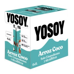 YOSOY BEBIDA De ARROZ Y COCO 6X1L