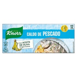 KNORR BROU DE PEIX EN PASTILLES 12U.